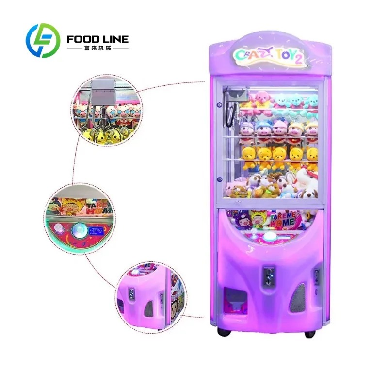 Bill Acceptor Vending - カスタマイズ可能なコイン式アーケードクレーンゲーム機（紙幣識別機付き）、エンターテイメント施設での人形やおもちゃの景品販売用