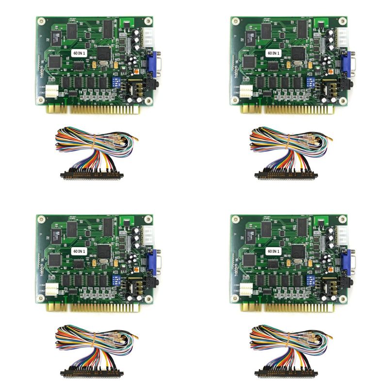 X64A-4X 60 in 1 マルチゲーム PCB ボード - Usb Game Board Jamma のレビューと価格