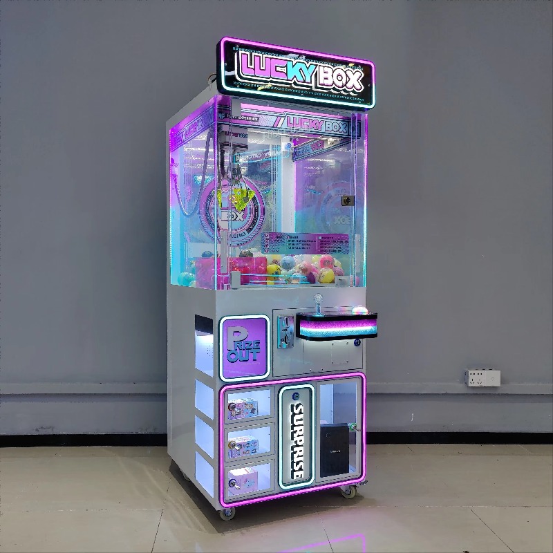 カスタム25インチ業務用クレーンゲーム機、コイン式、ラッキー - Bill Acceptor Vending のレビューと価格