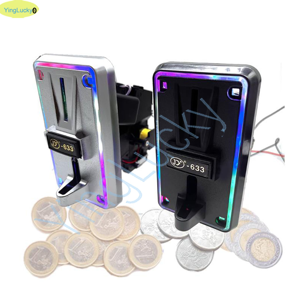 カラフルなLEDマルチコインアクセプターコインセレクター、ユ - Arcade Vending & Laundry のレビューと価格