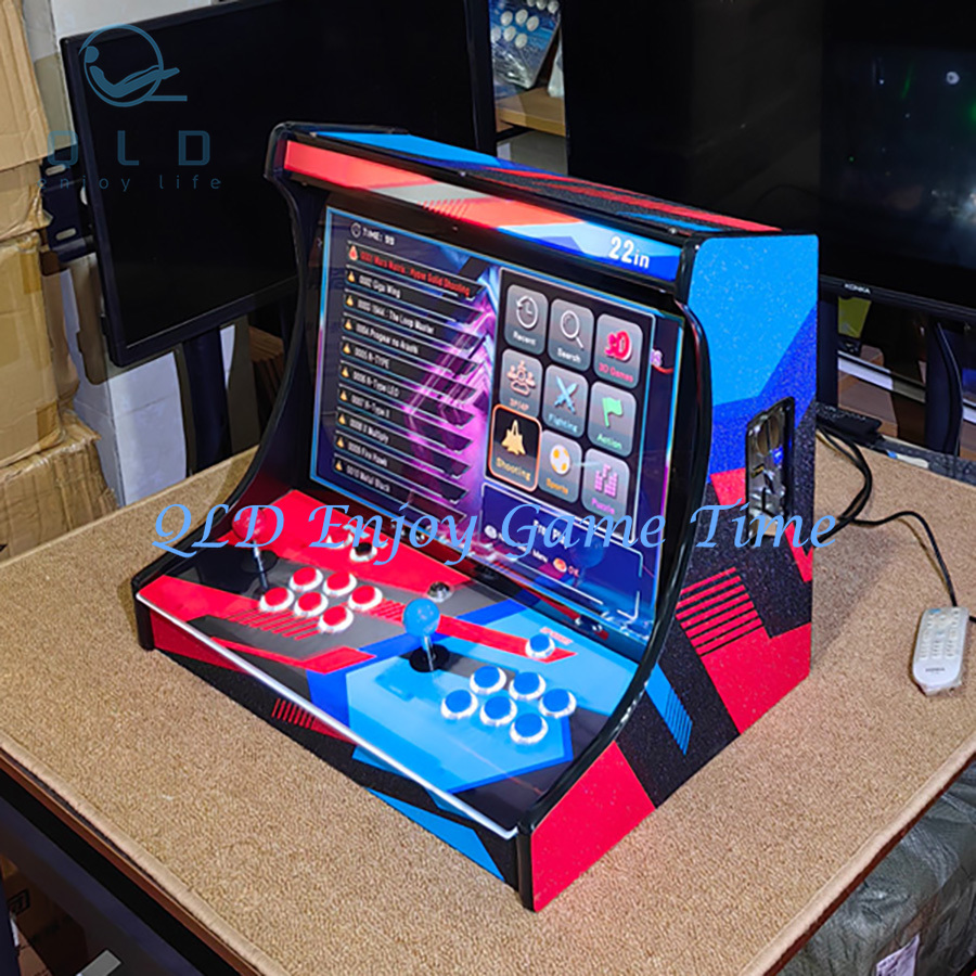 22インチLCDバーテーブルアーケードビデオゲームコンソール - Trackball Controller Arcade のレビューと価格