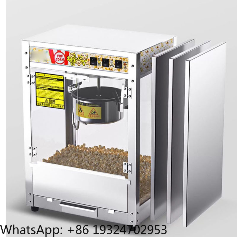 全自動業務用ポップコーンマシン 220/110V ステンレス - Commercial Vending Machine のレビューと価格