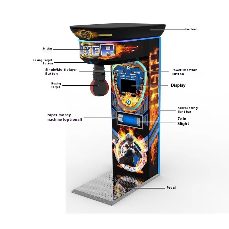 ブラックキングボクシングアーケードマシン スーパーブラスター - Arcade Games & Vending Llc Photos のレビューと価格